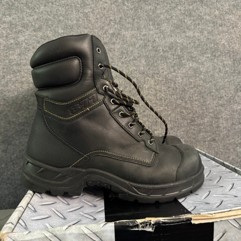 Dakota 877 Mens Black Leather Work Boots CSA Safety Toe Puncture Resistant